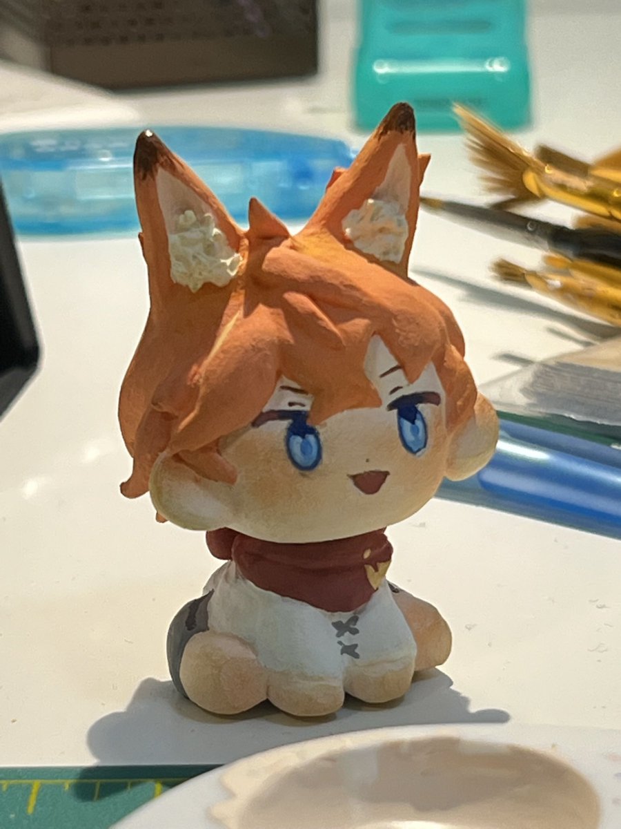 tednosaur's tweet photo. Process of making tartafox :)
#tartaglia #childe https://t.co/AxL08L2SfU
