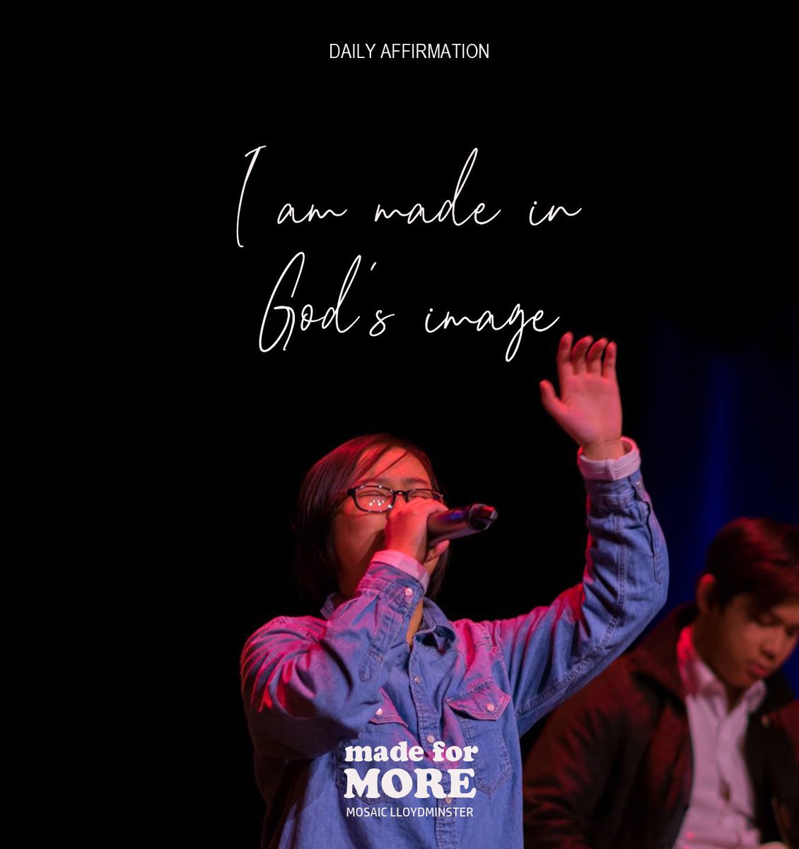 Monday Affirmation! Genesis 1:27. God's image in us means He shares with us His communicable attributes, primarily His moral attributes such as love, goodness, and kindness all of which were gloriously restored in us by Christ which allows us to follow His example. Read EPH 5:1–2