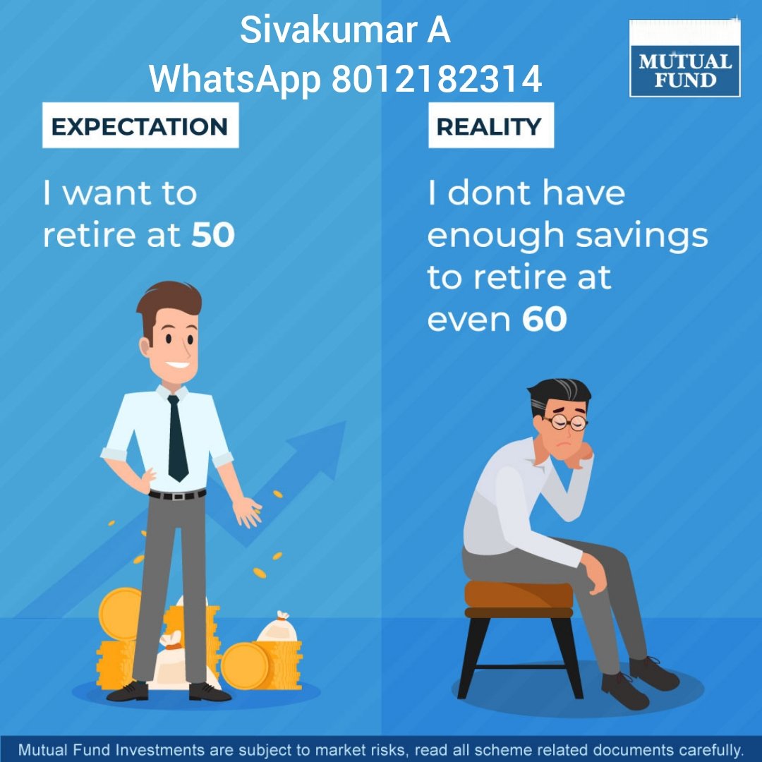 sivakumaral1981's tweet image. நீங்கள் எவ்வளவு விரைவாக ஓய்வு பெற திட்டமிட்டுள்ளீர்களோ, அவ்வளவு அதிகமாக அதை அடைவதற்கான வாய்ப்புகள் அதிகம். ஓய்வூதிய சேமிப்பு நிதியானது இன்றே திட்டமிடலைத் தொடங்க ஒரு நல்ல வழியை வழங்குவதை நோக்கமாகக் கொண்டுள்ளது. முதலீட்டு உதவிக்கு வாட்ஸ்அப் 8012182314 #SIP #mutualfunds #mfsip