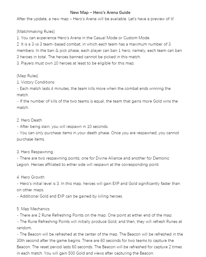 AutoChess_Moba's tweet photo. New Map – Hero’s Arena Guide https://t.co/GPfgBCtCgS