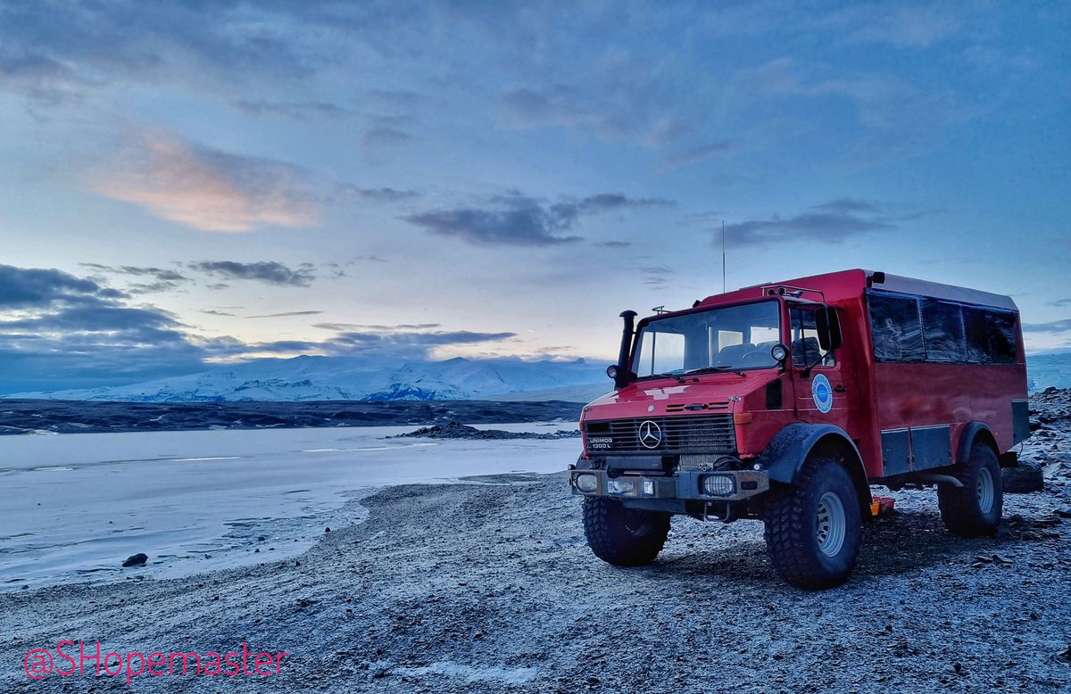 SHopemaster's tweet photo. Good morning #MercedesMonday greetings!
For me it's back to work now after an absolutely stunning #IcelandSubiTrip 

Enjoy your week, wherever you are! #Mondaymotivation
#Unimog #Icelander #Iceland #glacier https://t.co/8oVdttL072