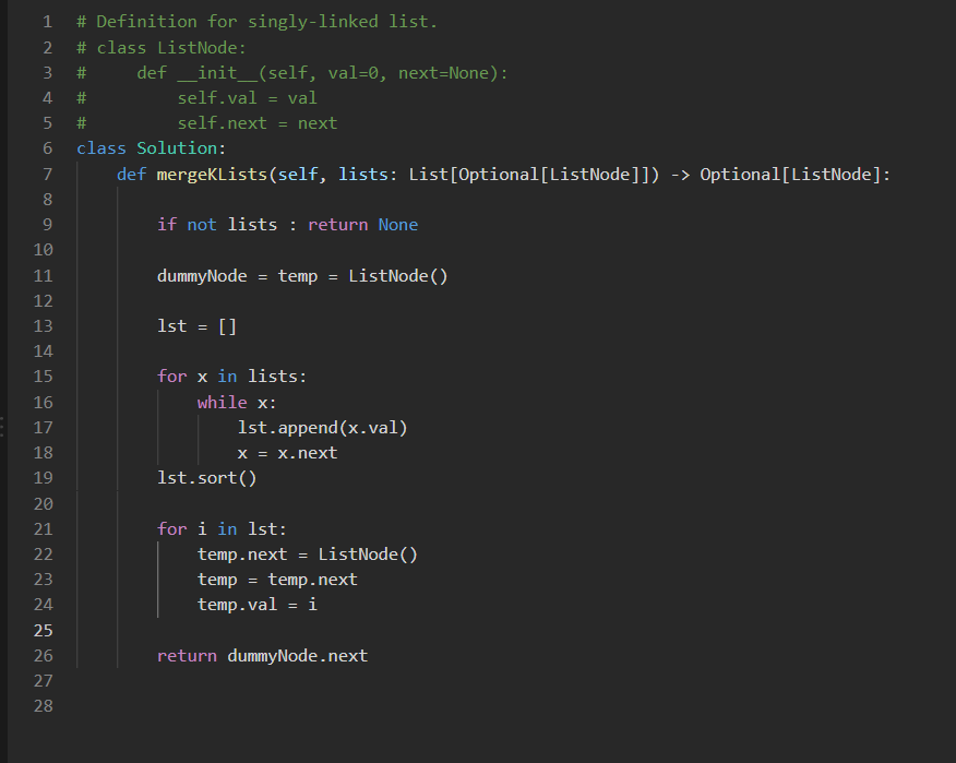 Celcilin1's tweet photo. Day 24.
New In LeetCode.
Planning To Complete Node,Array Etc.
#100DayOfCode #100DaysOfCode #100daysofcode #100daysofcodeingchallenge #leetcode #python #100DaysOfCode https://t.co/ivrrDJxks9