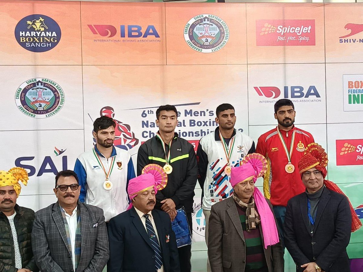 Oil and Natural Gas Corporation Limited (ONGC) (@ongc_) on Twitter photo #PrideOfONGC Arjuna Awardee <a href="/shivathapa/">Shiva Thapa</a> won Gold Medal in the 6th Elite National #Boxing Championship at Hissar (Haryana) held from 31.12.2022 to 6.01.2023.
#ONGC is proud of our Olympian who won in the 63.5 kg #MensNational category.
🥇
🏆
#PunchMeinHaiDum
#YouAreEnergy
<a href="/g20org/">G20 South Africa</a> #PrideOfONGC Arjuna Awardee <a href="/shivathapa/">Shiva Thapa</a> won Gold Medal in the 6th Elite National #Boxing Championship at Hissar (Haryana) held from 31.12.2022 to 6.01.2023.
#ONGC is proud of our Olympian who won in the 63.5 kg #MensNational category.
🥇
🏆
#PunchMeinHaiDum
#YouAreEnergy
<a href="/g20org/">G20 South Africa</a>