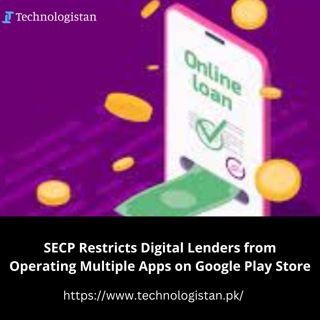 technologistpk's tweet image. SECP has imposed restrictions on deducting upfront charges from the lent amount. Apart from this, digital lending companies are restricted from operating more than one digital App at the Google Play store 

Also read: technologistan.pk/secp-restricts…

#GooglePlayStore #DigitalLendingApps