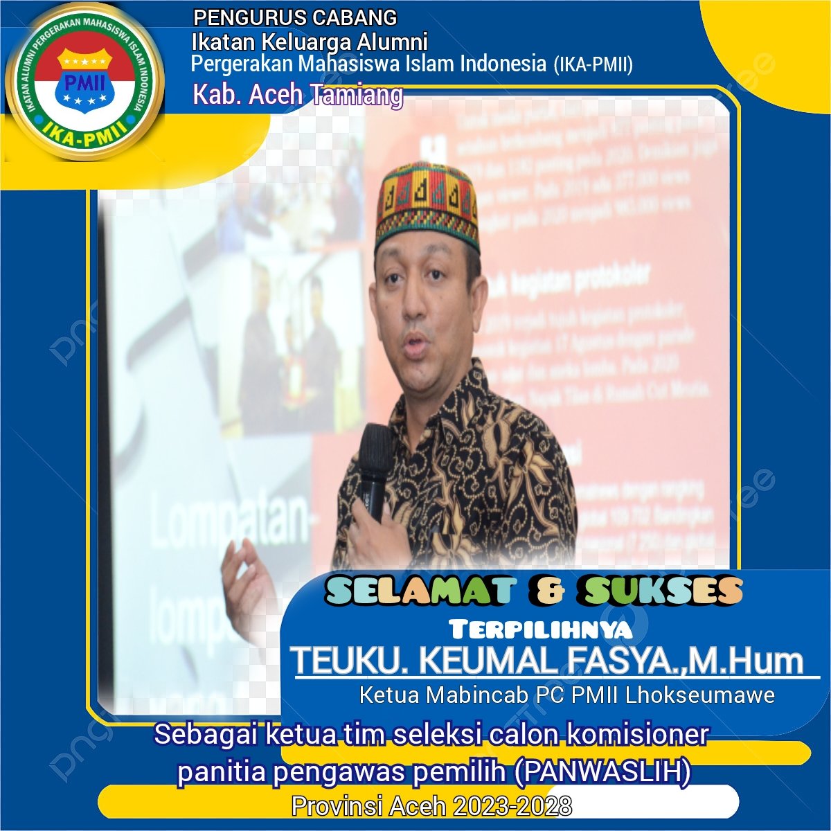 nuzulamin4's tweet photo. Mewakili seluruh pengurus PC IKA - PMII kabupaten Aceh Tamiang mengucapkan , Selamat dan sukses untuk sahabat Teuku keumal Fasya , M.Hum ,.atas jabatannya Semoga amanah
@pmii @pmii_indonesia @pb_ikapmii #ikapmii #pmii #nahdatululama #Jokowi #cakimin @cakimiNOW https://t.co/7uANbj3Kv4
