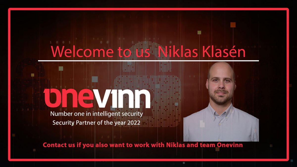Our Cloud Security team is growing and we are proud to announce our new colleague Niklas Klasén who is joining the team! Read the interview below.
blog.onevinn.com/welcome-niklas
#weareonevinn #cybersecurity #onevinn