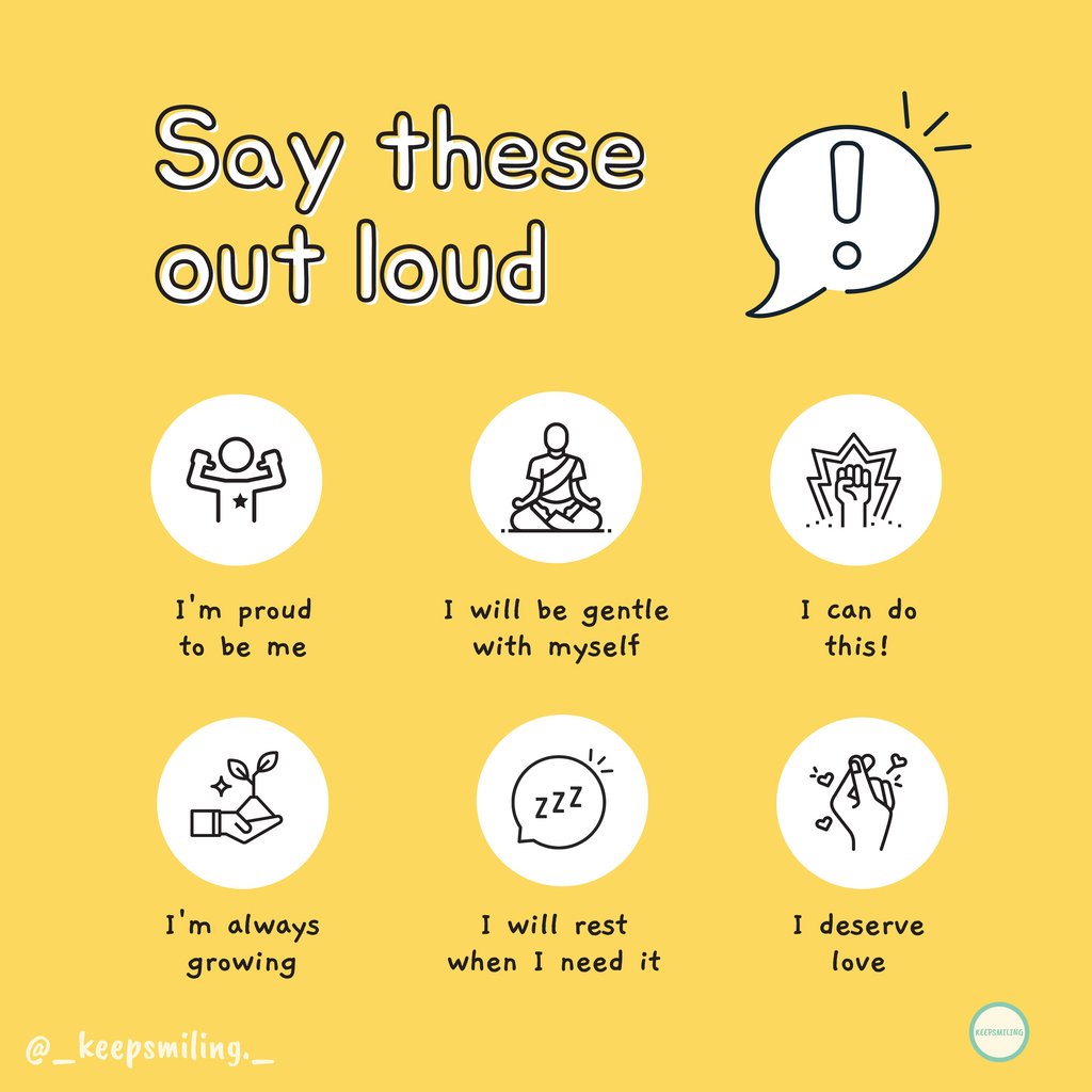 1_keepsmiling's tweet photo. #keepsmiling❤️❤️❤️

Follow👉 https://t.co/avQqv76ApQ

#itsoknottobeok #anxietysupport #cbt #psychology #psychoeducator #psychoeducation #saludmental #anxietyisreal #innerchild #anxietyanddepression #mentalhealthcommunity https://t.co/boKNMTpBIA
