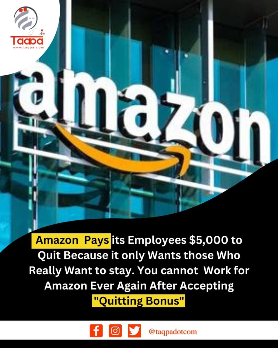 Amazon has a solution for employees who no longer want to work there — pay them to quit.
Once a year, the company offers to pay full-time associates at Amazon fulfillment centers up to $5,000 to leave the company.
#Amazon #employees