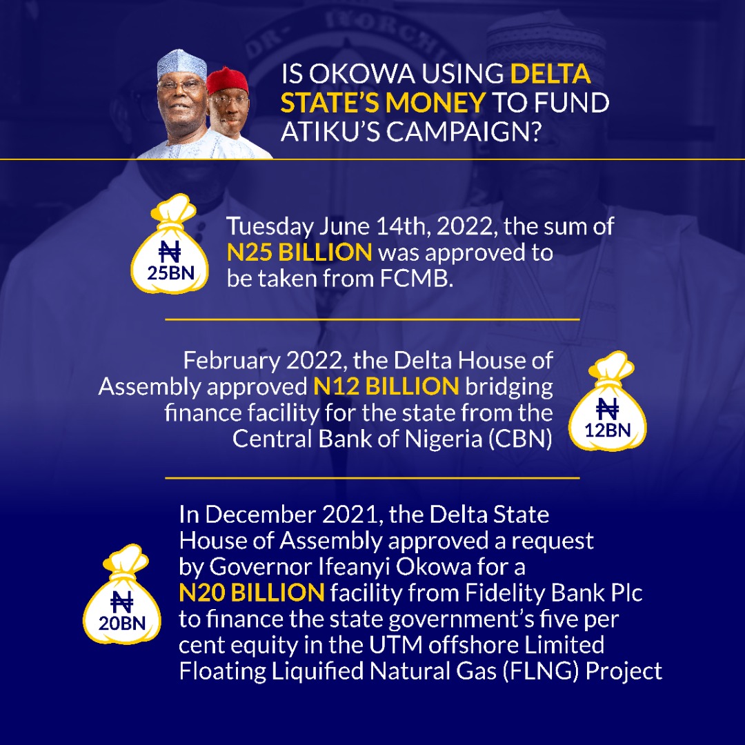 dmightyangel's tweet photo. The senior Crook & his apprentice are draining everything but, their people are focused on other States🤣🤣
Okowa taking ridiculous loans to finance his mirage of an ambition is another Special Purpose Vehicle that needs revealing. Could he be the new Atiku?
#AtikuGate https://t.co/g88Qt4GMlW