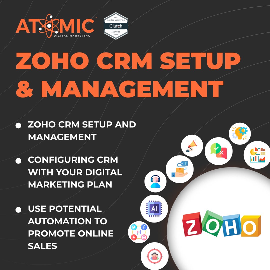 🏆 Zoho CRM setup and management
🎨 Configuring CRM with your digital marketing plan
📈 Using potential automation to promote online sales

To learn more, please visit: bit.ly/3WDiUxM

#CRMMarketing #MarketingAutomation #ZohoCRM #CRMSystemOptimisation