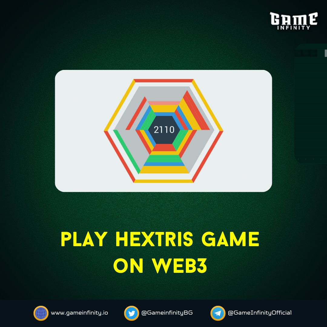 GameinfinityBG's tweet photo. We're excited to take Hextris, the iconic single-player game, to the next level with our Web3 version, which is powered by blockchain technology and features NFTs for in-game asset ownership.

Read more: https://t.co/YWESnnjMcG

#Hextris #Web3 #Blockchain #NFT #GameInfinity https://t.co/IZZEF0R6HA