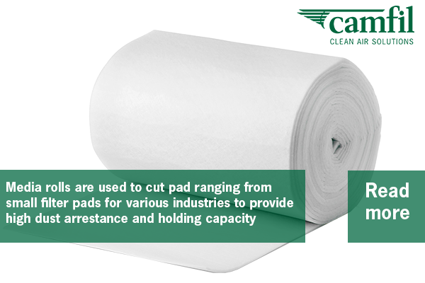 CamfilE's tweet photo. All air filtration systems are different, so our filter media rolls come in a wide range of widths, thicknesses and filter classes. Our media rolls and pads provide high dust arrestance and holding capacity, without shedding fibres into the airstream.
https://t.co/GGoMVE78YZ https://t.co/UlmCxVBoYp