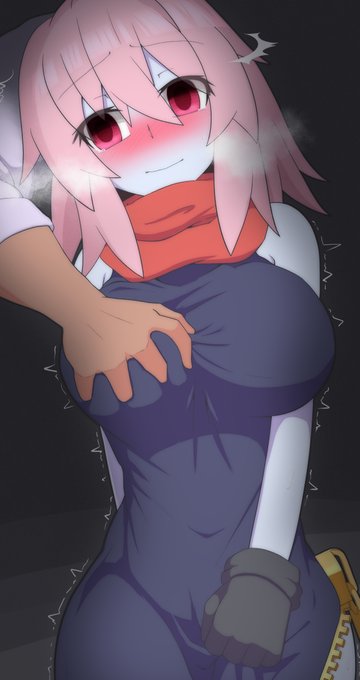 弱みとお乳を握られる幽ちゃん 