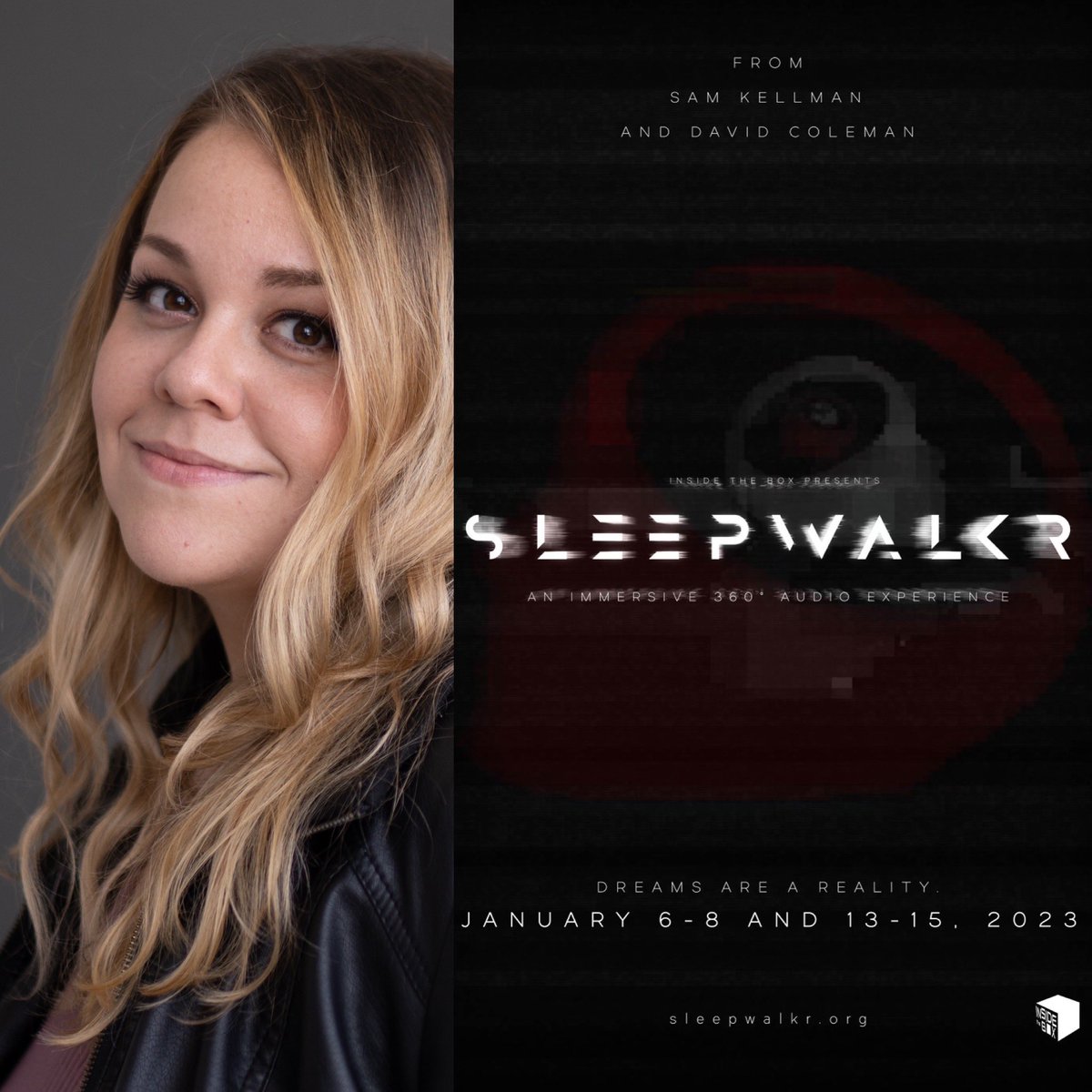 vo_superhero's tweet photo. Role announcement! You can hear my voice in #Sleepwalkr, a new 360 audio-based immersive experience in Los Angeles. I did voiceover for the “Bravo” and “Charlie” scenarios. Get tickets at https://t.co/CmOpgFdGPA but hurry, there are more shows tonight and it closes next week! https://t.co/hTrmMa7SGl