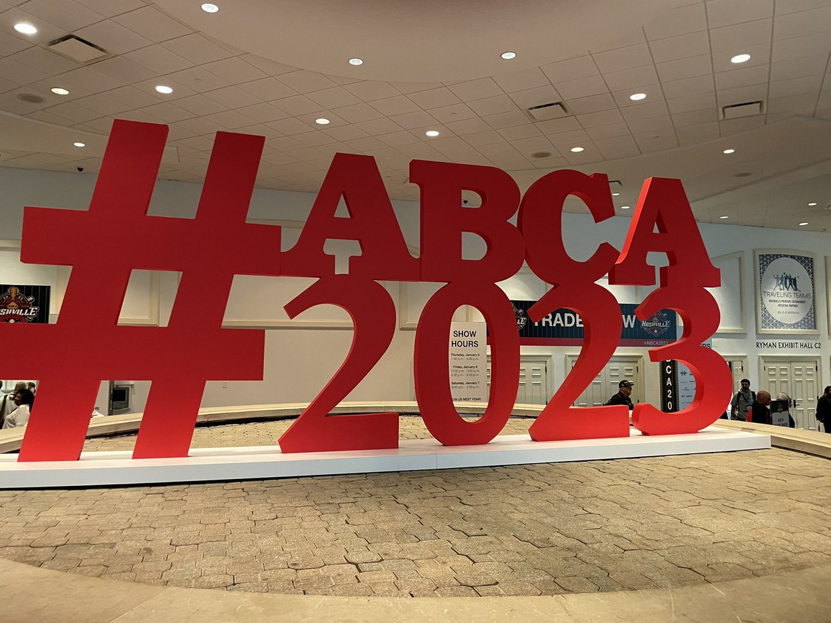 EPHSBaseball's tweet image. End of an awesome weekend at #ABCA2023 ! Great few days learning from some of the best in the business and getting fired up for the 2023 season. March 13th and 20th are right around the corner! #EAGLES