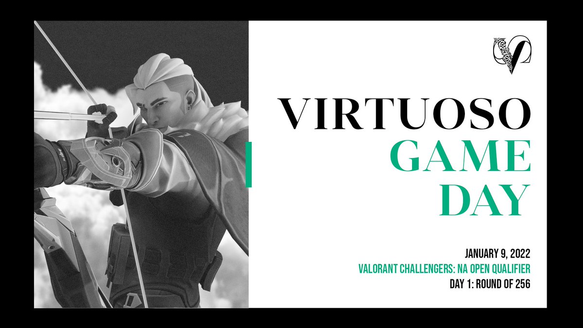 VIRTUOSO (@virtuosoval) on Twitter photo We're heading into the new year with Day 1 of the <a href="/KnightsArena/">Knights Arena</a> VALORANT Challengers: NA Open Qualifier. Best of luck to everyone playing! ๐
#VRTWIN #ABeautifulGame #VALORANT We're heading into the new year with Day 1 of the <a href="/KnightsArena/">Knights Arena</a> VALORANT Challengers: NA Open Qualifier. Best of luck to everyone playing! ๐
#VRTWIN #ABeautifulGame #VALORANT