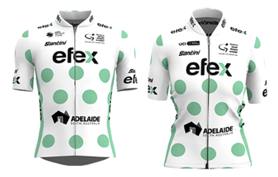 efex_IT's tweet photo. We're really looking forward to awarding the efex King/Queen of the Mountain jerseys next week.  
Who will be the first to wear the green dots?

#OfficialTechnologyPartner #SantosTourDownUnder #TourDownUnder https://t.co/Gj0Nae8eN8