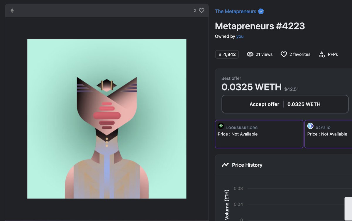 PUNKxAPE's tweet photo. LATEST TREASURY ADDITION THANKS TO THE INCREDIBLE GENEROSITY OF OUR VERY OWN COMMUNITY MEMBER @lilxxenno!!
WHAT A LEGEND!!!
WE'RE SUPER EXCITED TO JOIN THE @metapreneur_nft FAMILY!!
#PunkApeStrong #PAPCArmy #PunkApePixelClub #PAPC #NFTCommunity #NFTs #Metapreneurs https://t.co/qswG0MrQCB