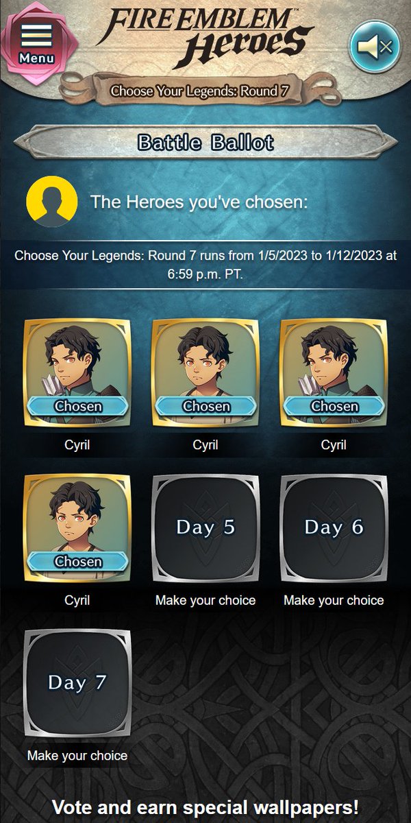 The chances of him winning are low but I do not care. #VoteCyrilCyl7