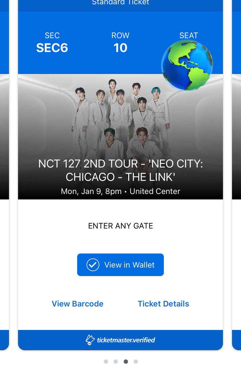 c0mile's tweet photo. WTS 2 NCT 127 FLOOR TICKETS IN CHICAGO
Sec 6, Row 10, seat 1 and 2!!!
-$200 each! 
-can FaceTime throughout the process and send as much proof needed 
-I can also meet at venue!!
pls get these off my hands 😭 https://t.co/bHqCYz4Zlf