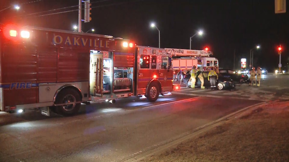 DR on Twitter "Two vehicle crash with entrapment at Trafalgar Road and