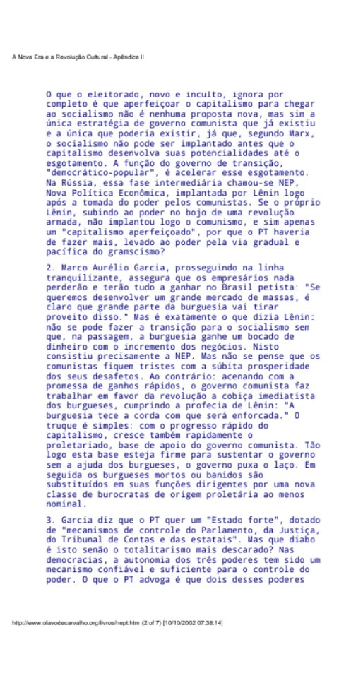 GRRDOS's tweet photo. A nova era e a Revolução cultural, escrito por Olavo de Carvalho em 1994.

Apenas duas páginas ....
Leiam...

@kimpaim @GayerGus @nikolas_dm @carmelonetobr @CarlosBolsonaro https://t.co/c7gts9f3Ky