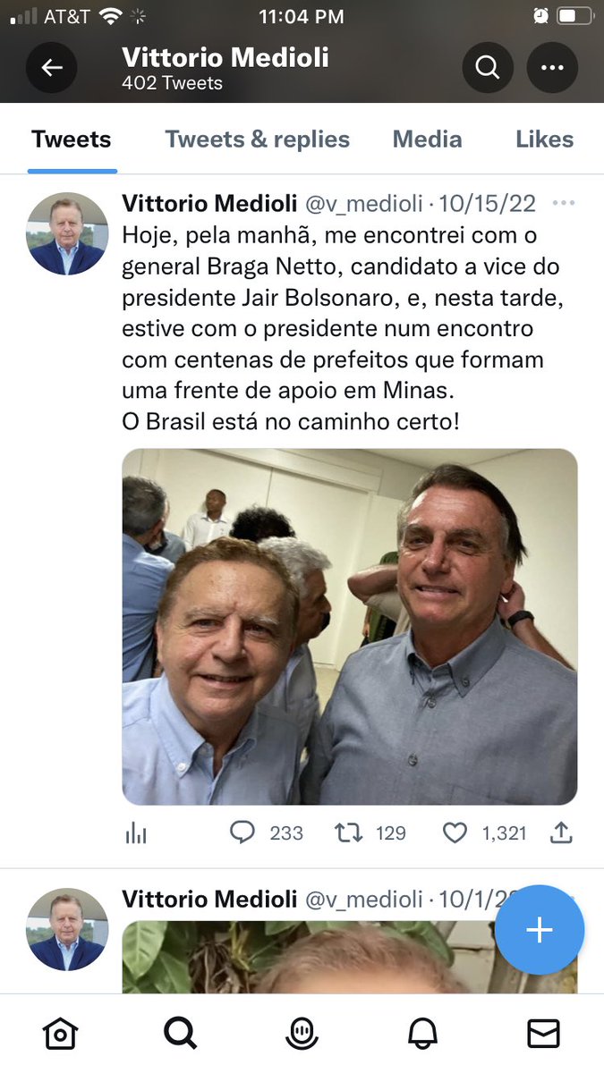 Silvio55116721's tweet photo. Será que o ⁦@v_medioli⁩ vai continuar com o apoio a Bolsonaro https://t.co/Qpg5WCKCoB