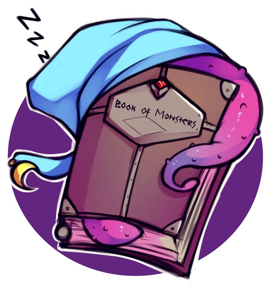 Book Of Monsters (Fem Drink Event~) tweet media