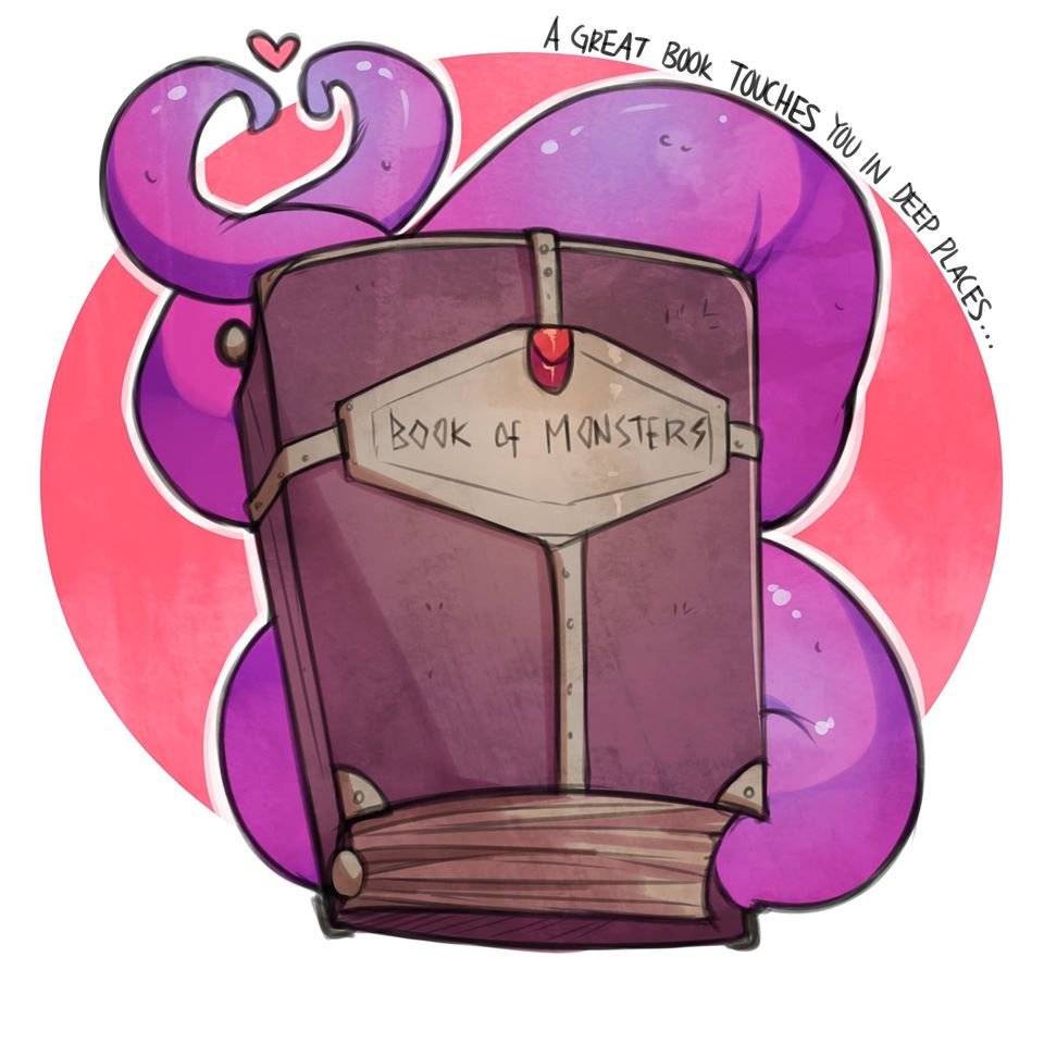 Book Of Monsters (Fem Drink Event~) tweet media