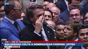 CECLynch's tweet photo. Eu lembro. Tudo começou quando um deputado parasita e fascista fez o elogio de um torturador na Camara durante o impeachment de uma presidente e todo muito aplaudiu. Eis aí o resultado https://t.co/BRbPFWVfnd