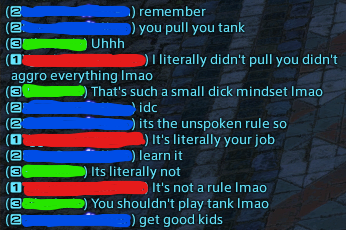 redditFFXIV's tweet photo. "If this is your mentality, please do not play Tank. Especially when no one else was even pulling." by IABJordan
https://t.co/md1MZuvABy https://t.co/QCN3Sr3m8P