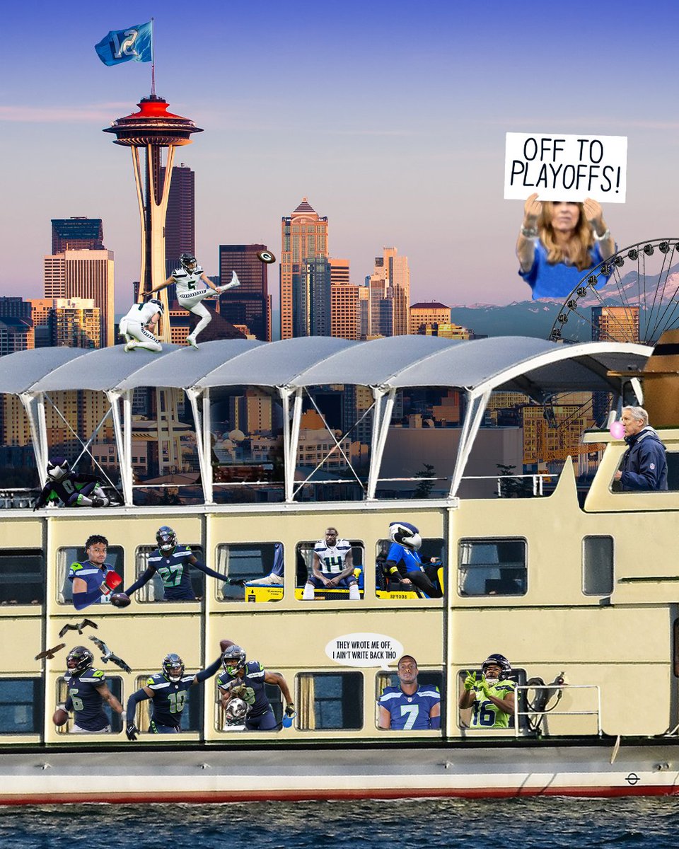 Seahawks's tweet photo. 𝐂𝐫𝐮𝐢𝐬𝐢𝐧𝐠 𝐢𝐧𝐭𝐨 𝐭𝐡𝐞 𝐩𝐨𝐬𝐭𝐬𝐞𝐚𝐬𝐨𝐧! https://t.co/tU6STwdPtB