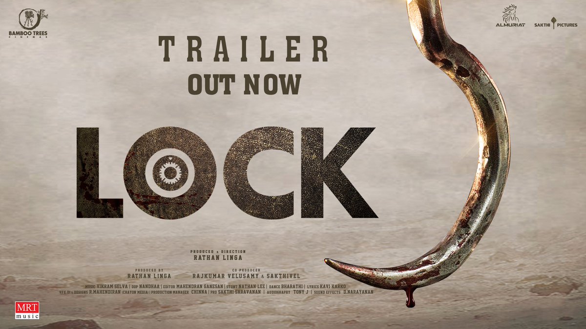 filmistreet's tweet photo. #LOCK🔒 Trailer Out Now.

▶️🔗https://t.co/3ba1ea4Rdb

A #VikramSelva Musical 🎹

@wilfredvivek4 @sasikumarsivak1 @BambooTrees01 @Mahendraneditor @vikkramselva @Editor_yuvaraj @Mrtmusicoff @PROSakthiSaran 
#lock 🔐 https://t.co/LIUspJ6kZC
