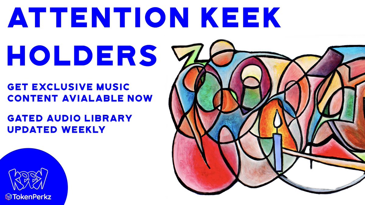 keek_art's tweet photo. 🚨Keek Collectors🚨
✨You can now access exclusive, gated music content updated weekly!
💕powered by @TokenPerkz
https://t.co/rT0jS4Cjny
(Video tutorial in thread below)
#cnft #nft #eth #ada #sol #lmnl #gztl #artofcardano https://t.co/VPRGmntT5o