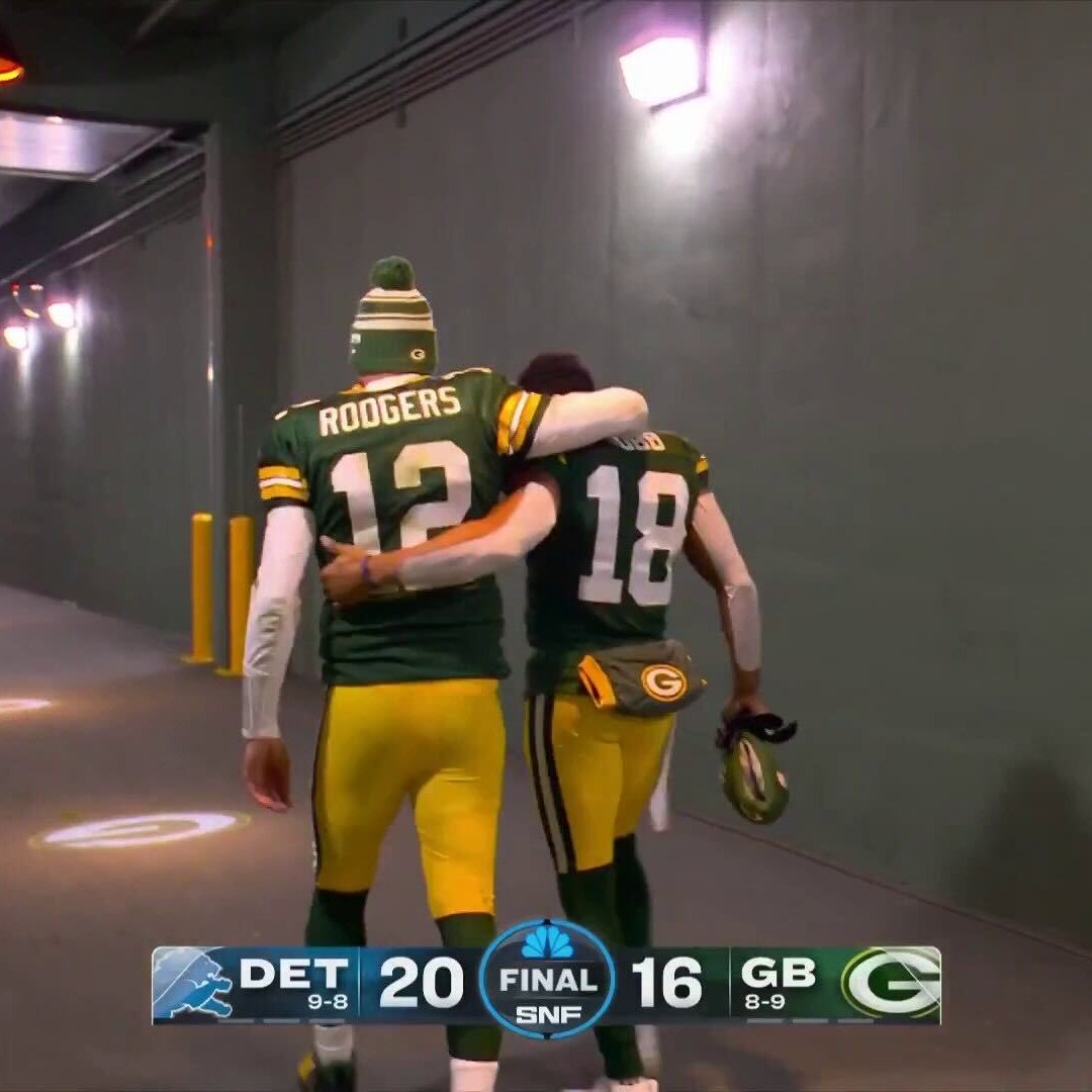 PFF on X: 'Was this Aaron Rodgers last game as the QB of the Green Bay  Packers?  / X
