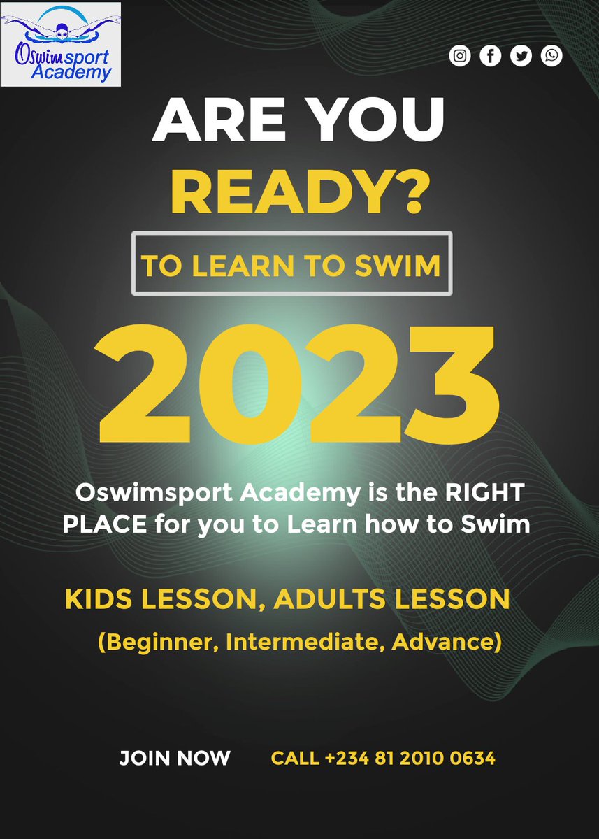 Oswimsportlekki's tweet photo. Learn to swim in 2023 (ADULTS LESSON)
#ifitness #swimmingpool
#swimminglesson
#oswimsportacademy
#swimmer https://t.co/XYTzx4HWbW