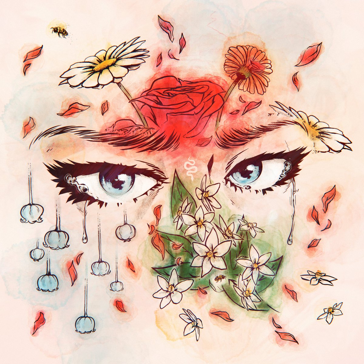 Dan on Twitter "Cover artwork I illustrated for iamjakehill's new