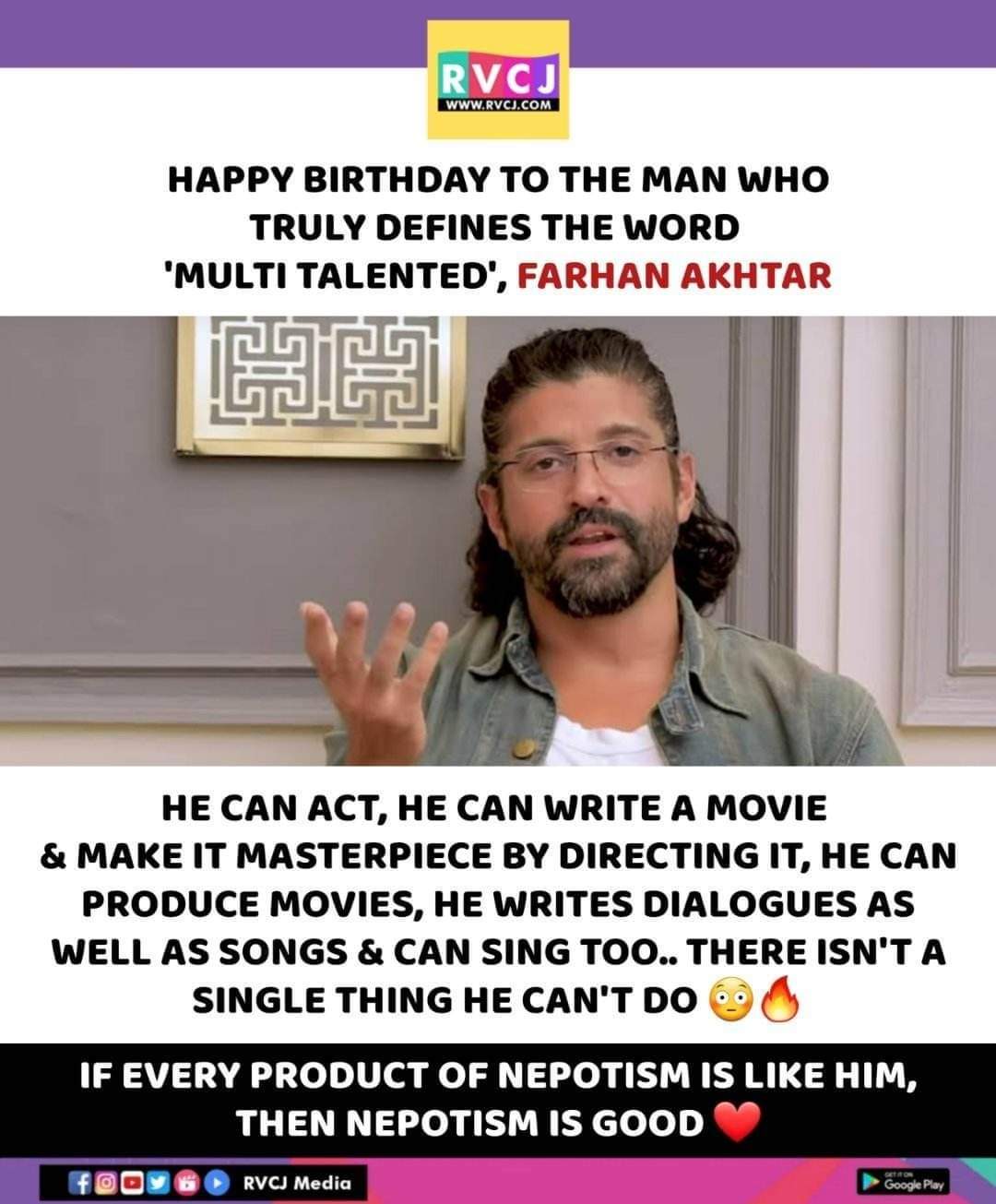 Happy Birthday Farhan Akhtar!    