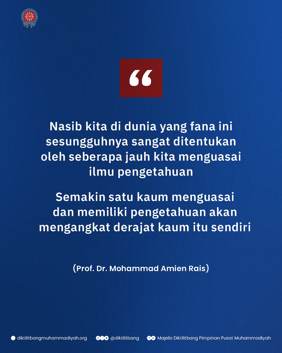 Tips menjadi mahasiswa yang baik dalam menuntut ilmu dari Prof. Dr. Muhammad Amien Rais

#muhammadiyah #tipsmahasiswa #PTMA