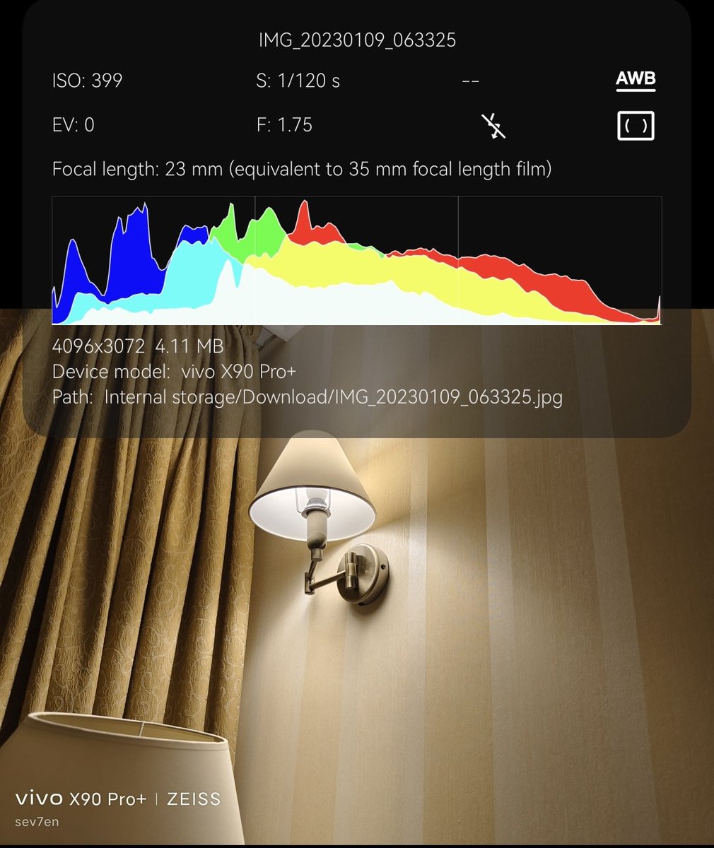 fabrizio_degni's tweet image. Hello, a quick comparison including between #Huawei Mate 50 Pro and #VIVO X90 Pro+. I am including also the Camera #histogram of each.
Both in Photo Mode and the VIVO using the #ZEISS Natural Mode.
#Huaweimate50pro #hdr #lights @HuaweiCentral @HuaweiBlogNet @vivo_europe #camera