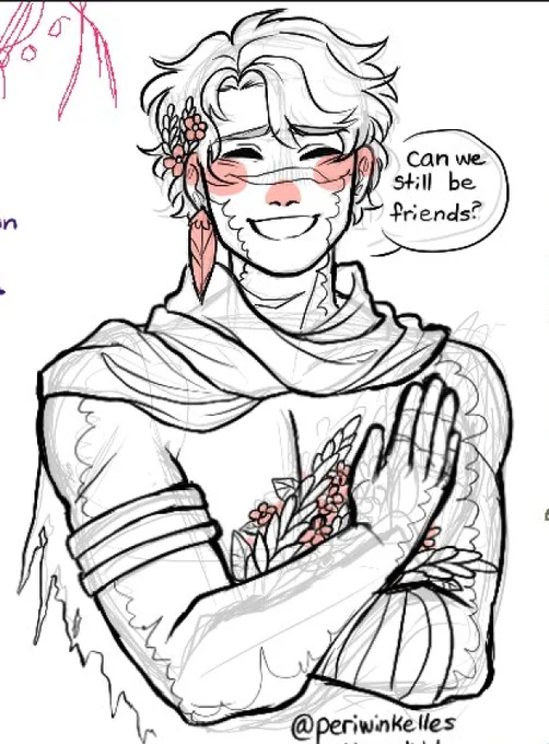joined late but i felt like drawing my 3l scar design :] https://t.co/APAO9CxDAq 