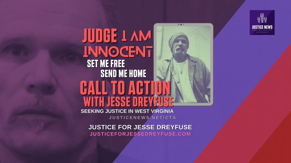 timesofjustice's tweet photo. West Virginia Used Fabricated Evidence To Wrongfully Convict Dreyfuse Of Murder Who Refused To Enter A Plea Deal. #JusticeForJesseDreyfuse 
https://t.co/e5WxRlWct8 | #cabellcounty #westvirginia #seekingjustice #JusticeNews #thejblog https://t.co/6yEtgzSHJB