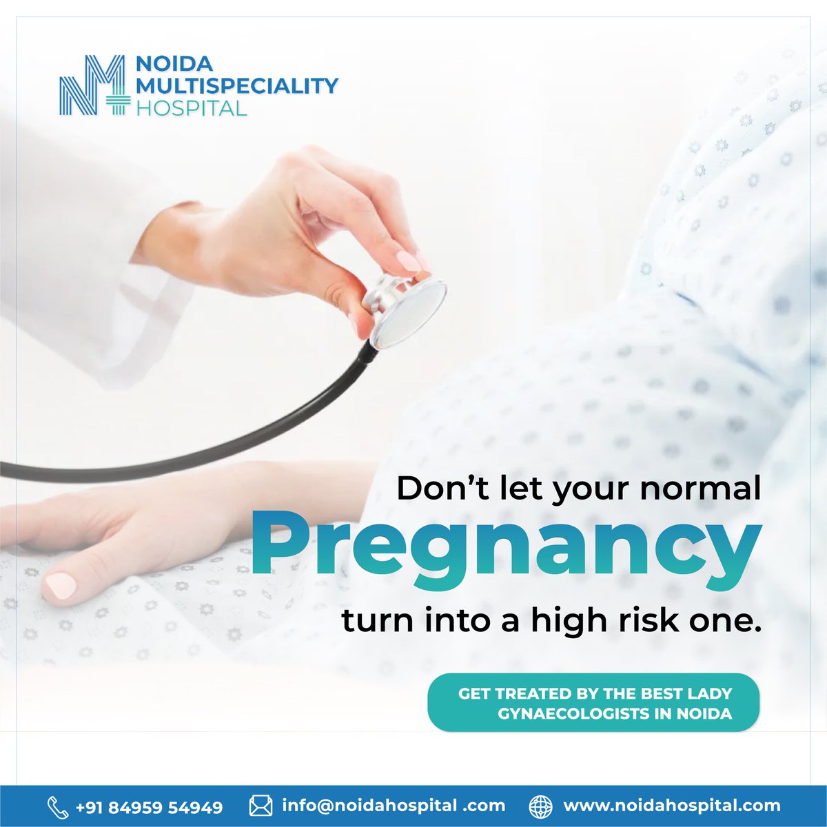 noida_hospital's tweet image. You can either have a #normalpregnancy or a #highrisk one but in both cases, a #regularcheckup by #maternity #experts to maintain your and your #babyhealth. 

Visit the #best #mother &amp;amp; #child #care #hospital in #Noida and #consult our #maternity #experts today at  +91-8495954949
