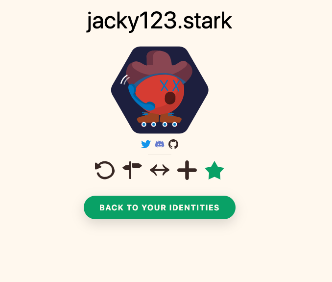 SmithJa122's tweet photo. I claimed my ".stark" domain name on @Starknet_id

Claim yours before it's too late for a big surprise 👀 ... 

#StarkNet #StarknetIdOdyssey https://t.co/So7K9H6GyS