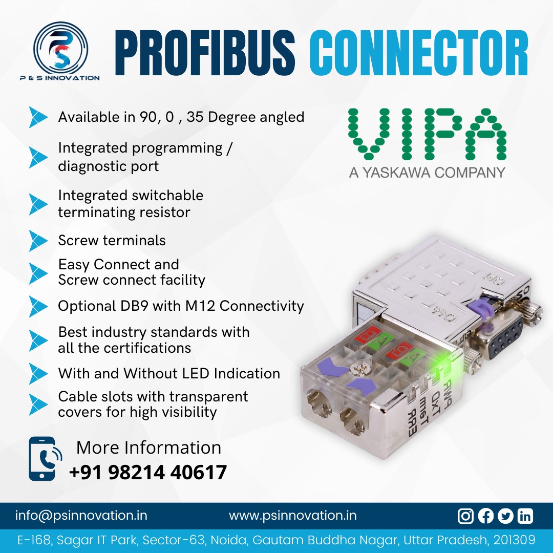 For More Information WhatsApp us on
wa.me/919821440617
.
.
#pandsinnovation #programming #profibus #vipa #connectors #power #supply #industrial #automation #industrialproducts #industrialmarket #explore #exploremore #instagood