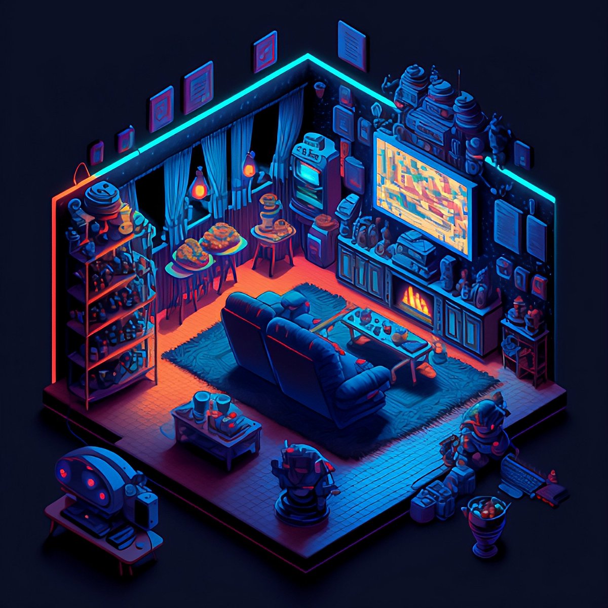 MessingwithAi's tweet image. GN 😴 #NFTCommunity,
It's movie night...!!
Suggest me a movie..😉

#MessingwithAI #AI #AIArtworks