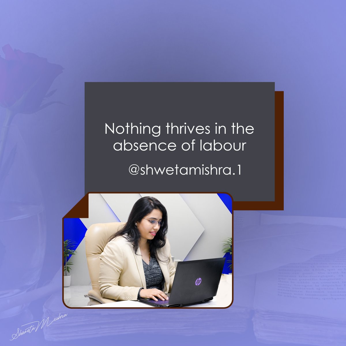 shweta91996's tweet photo. Nothing thrives in the absence of labour!!

#work #workdhard #success  #mondaythoughts #PositiveQuotes   #MondayMotivation https://t.co/bb6GaxI9Er