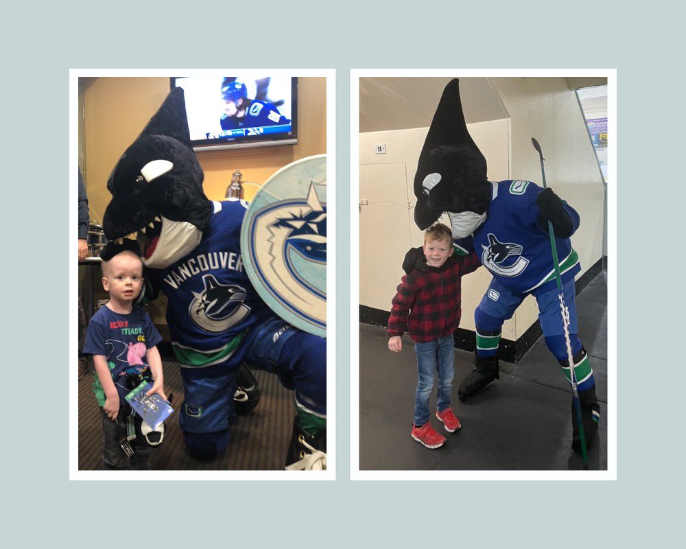 ireton's tweet photo. 3 years later.  I think @CanucksFIN may be shrinking.  Good seeing you again friend! https://t.co/KYGt1DOk8R