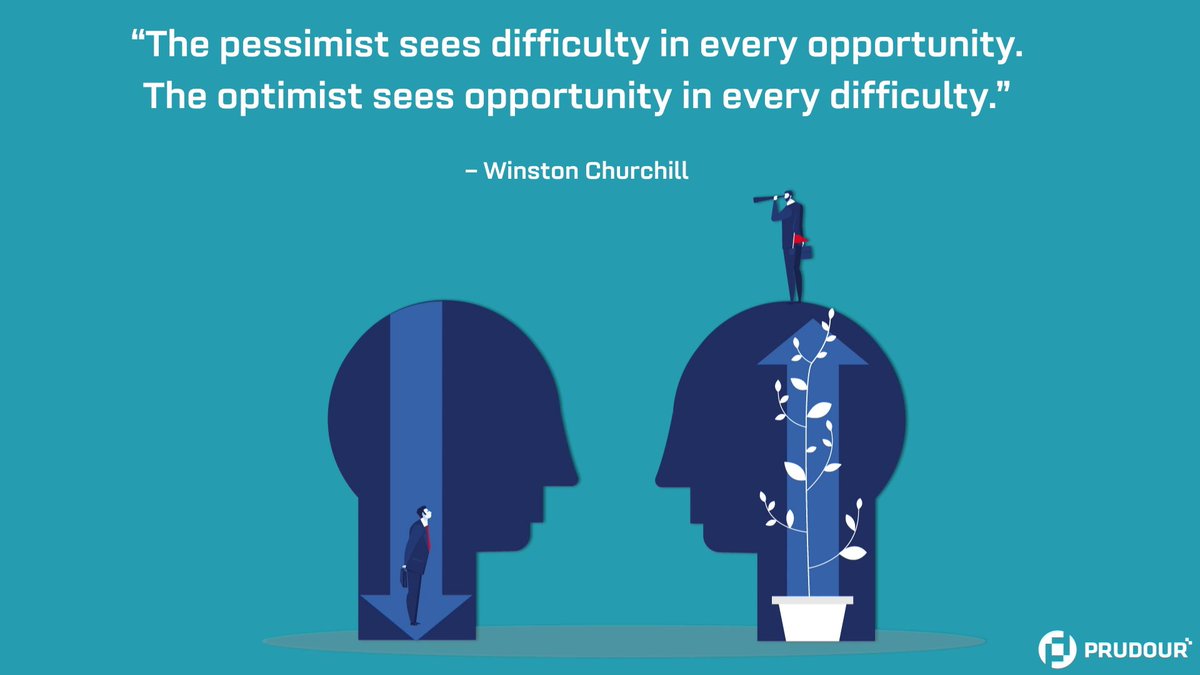 prudour's tweet photo. “The pessimist sees difficulty in every opportunity. The optimist sees opportunity in every difficulty.” – Winston Churchill

#MondayMotivation #MondayMood #thoughtoftheday https://t.co/DeA8oVduAR