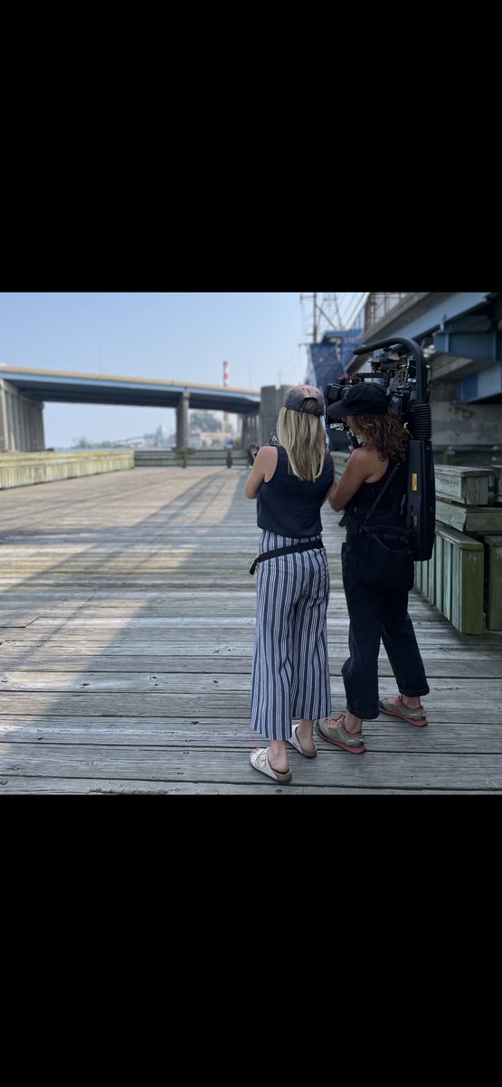 BTS for VICTIM/SUSPECT with <a href="/JenniMorello/">Jenni Morello</a> and her trusty easy rig! Find us at #Sundance